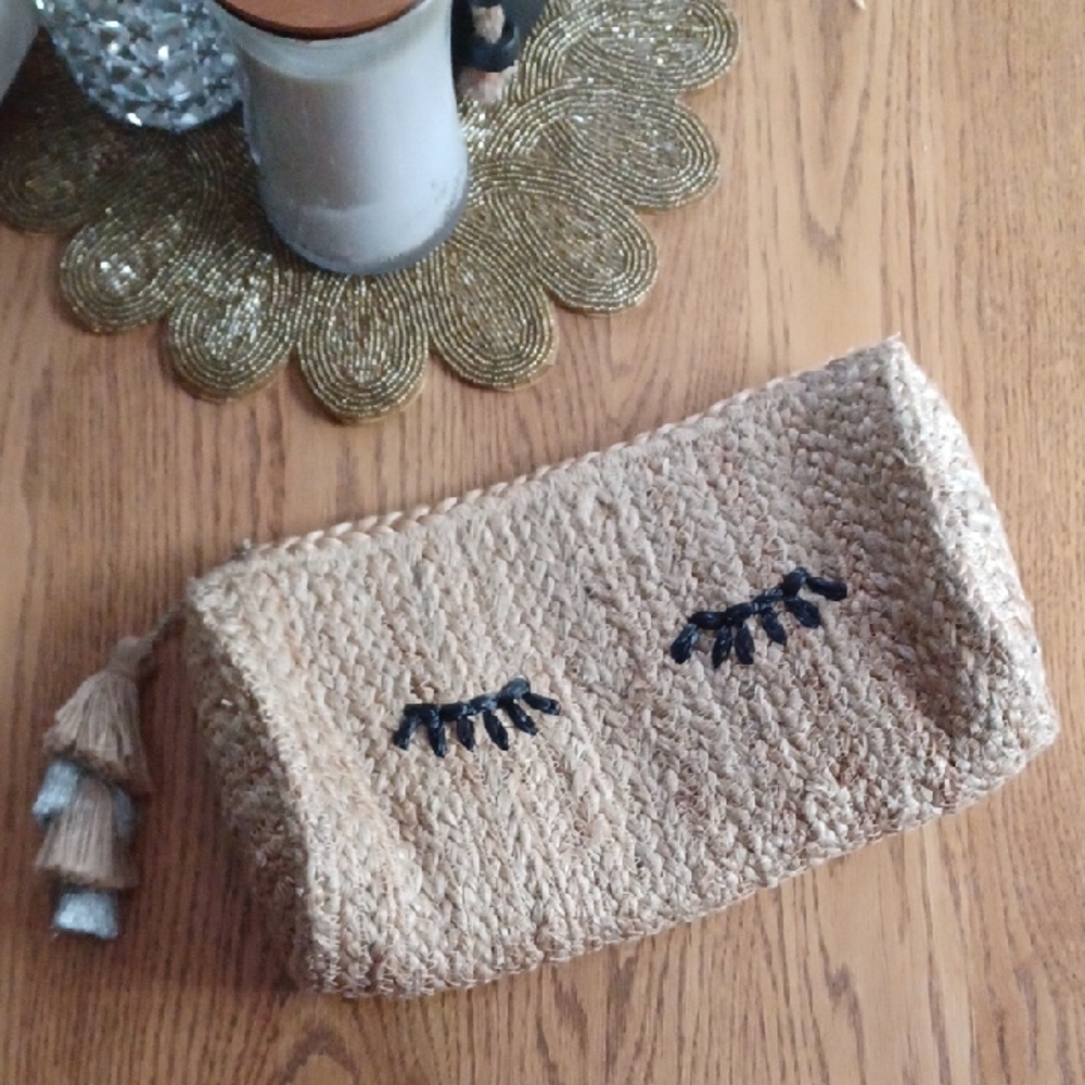 Francesca's Collections Tan and Black Bag